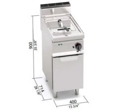 Bertos Freidora Elec Macros 700 Turbo De Pie E7F1