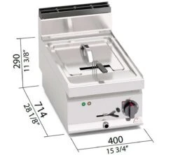 Bertos Freidora Eléctrica Macros 700 Turbo E7F10 4B