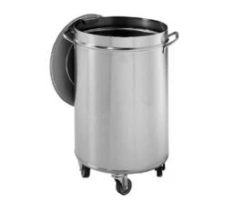 Edenox Cubo De Basura Con Tapa Y Ruedas