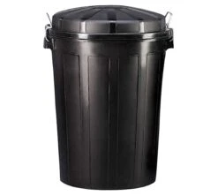 Fricosmos Contenedor De Basura Negro