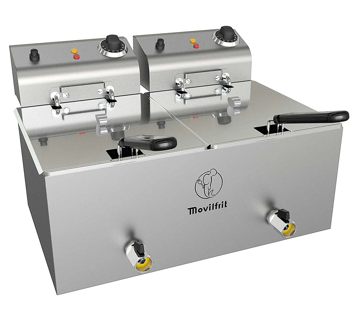 Movilfrit Freidora FA Doble Con Grifo 1 Movilfrit Freidora FA Doble Con Grifo