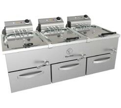 Movilfrit Freidora FAH Triple Cabezal Móvil