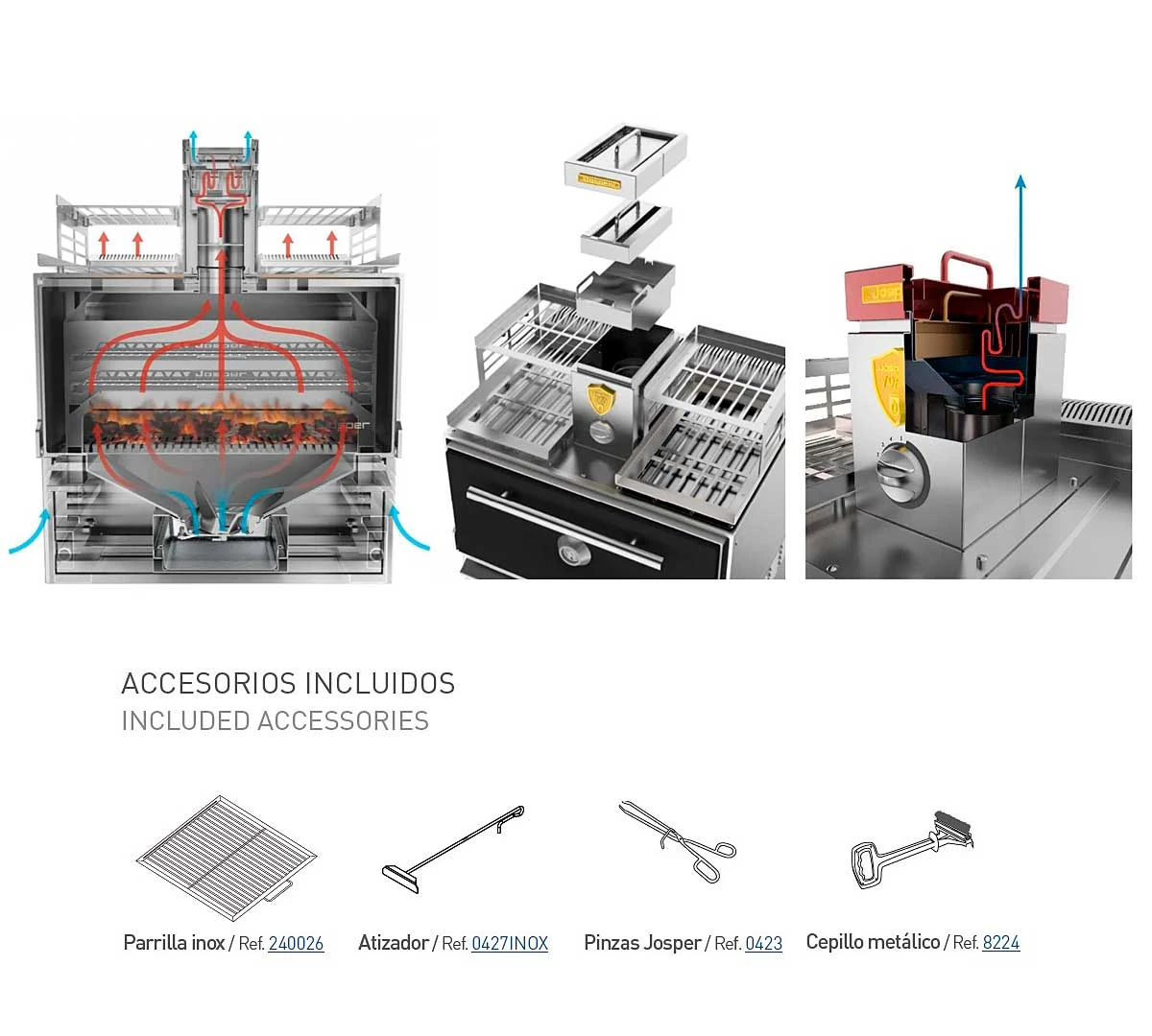 Josper Horno Brasa HJX-Pro M120-T 2 Josper Horno Brasa HJX-Pro M120-T - Imagen 2