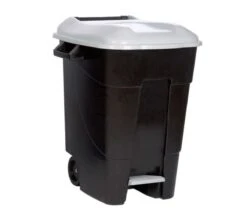 Plus-Tik Contenedor Móvil Con Pedal 100 Litros
