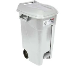 Plus-Tik Contenedor Móvil Con Pedal 120 Litros