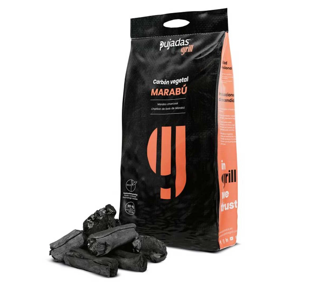 Pujadas Carbón Vegetal Marabú 1 Pujadas Carbón Vegetal Marabú