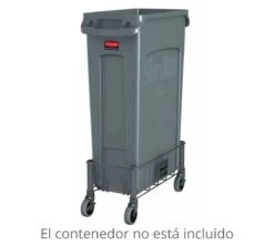 Rubbermaid Carro Acero Inoxidable Slim Jim