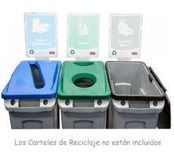 Rubbermaid Soporte Policarbonato Para Contenedores Slim Jim