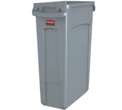 Rubbermaid Contenedor Slim Jim Canales Ventilación 87 Litros