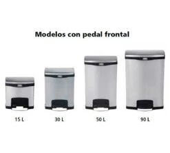 Rubbermaid Contenedor Slim Jim Inox Pedal Frontal 30 Litros -Tienda De Cocina Casera rubbermaid contenedor slim jim inox pedal frontal 30 litros 04