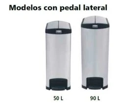 Rubbermaid Contenedor Slim Jim Inox Pedal Lateral 50 Litros -Tienda De Cocina Casera rubbermaid contenedor slim jim inox pedal lateral 50 litros 04