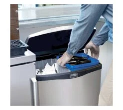 Rubbermaid Contenedor Slim Jim Inox Pedal Frontal 90 Litros