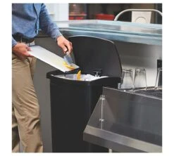 Rubbermaid Contenedor Slim Jim Pedal Frontal 50 Litros