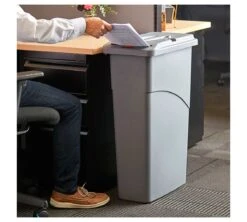 Rubbermaid Contenedor Con Tapa Slim Jim Para Documentos