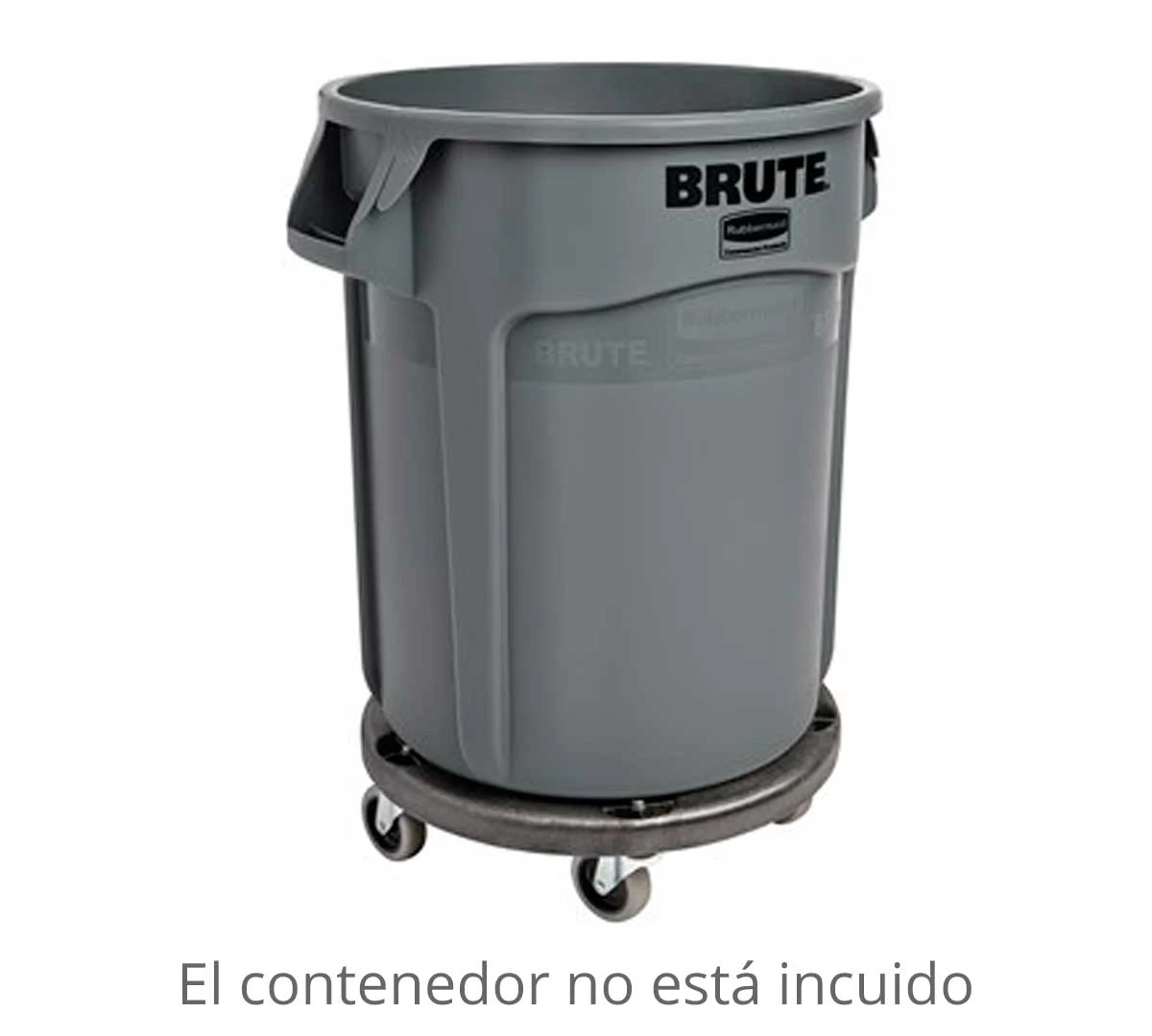 Rubbermaid Plataforma Móvil Redonda Brute 3 Rubbermaid Plataforma Móvil Redonda Brute - Imagen 3