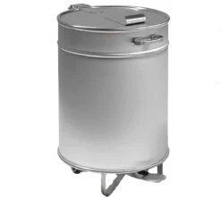 Tecno Sistema Cubo Basura Con Tapa, Pedal Y Ruedas