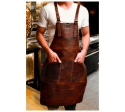 Vulcano Gres Delantal/Mandil De Piel DVG-2 -Tienda De Cocina Casera vulcano gres mandil piel dvg 2 04