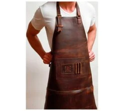 Vulcano Gres Delantal/Mandil De Piel DVG-4